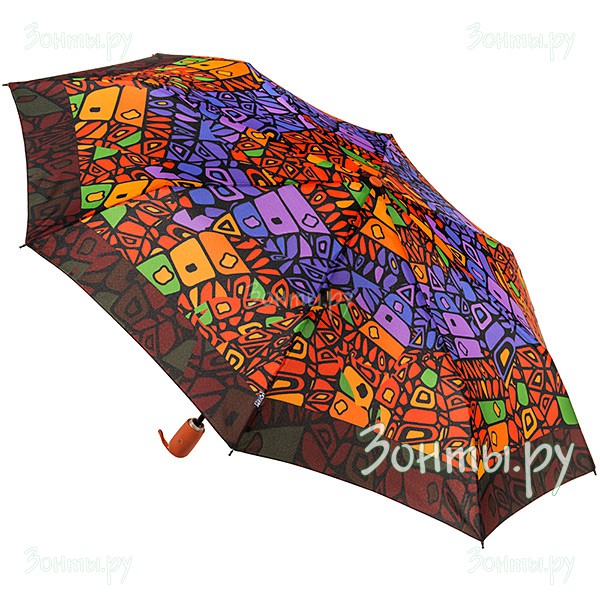 Зонт для женщин стандартный Airton 3915-221 с ручкой под каучук