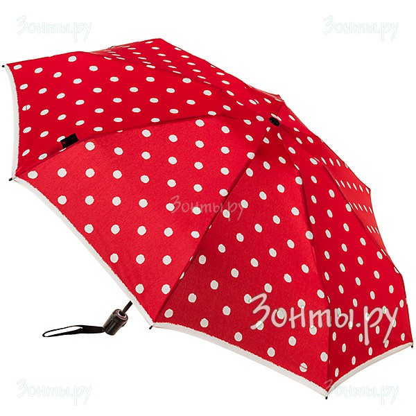 Красный зонт в горошек Knirps 9531004903 Dot Art Red полный автомат