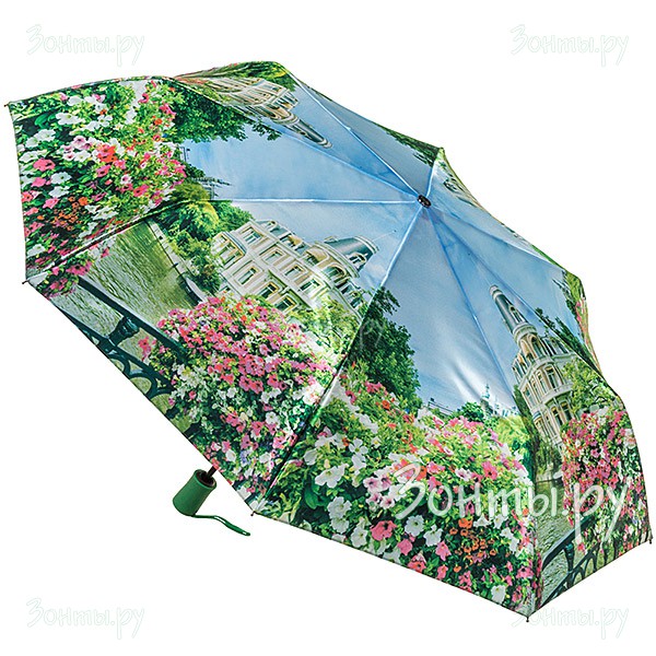 Зонтик блестящий из сатина Trust 30472-09 полностью автоматический