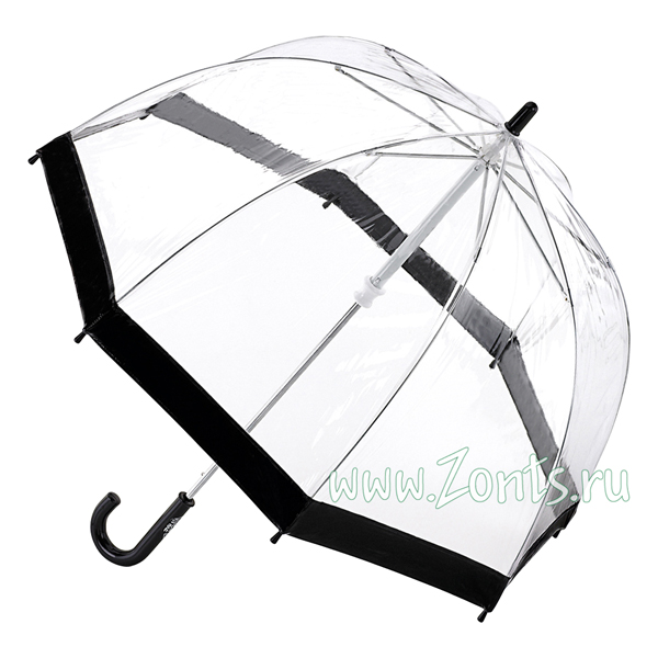Детский зонт прозрачный Fulton C603-001 Black Funbrella-2