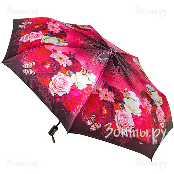 Женский зонт с цветами Три слона L3760-37F полностью автоматический