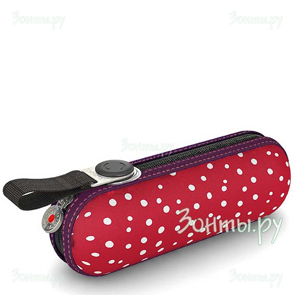 Зонт с футляром Knirps 898114993 X1 Flakes red мини