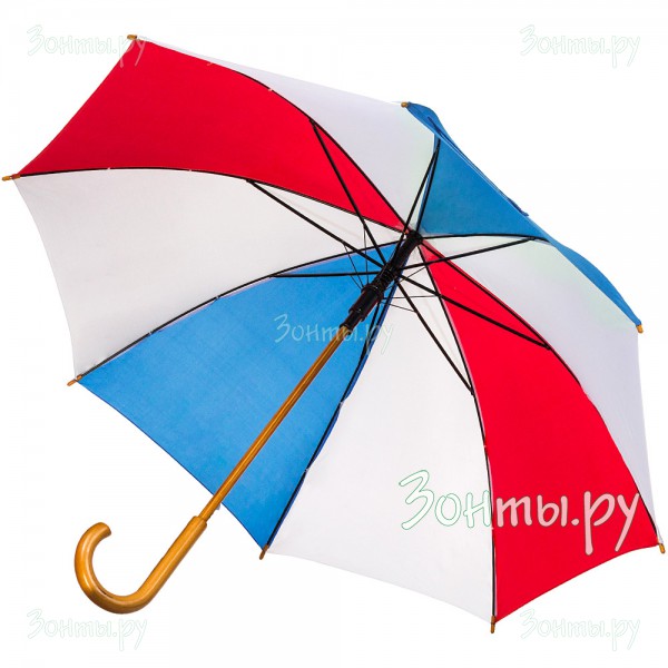 Зонт-трость трехцветный Promo 3520525 автомат