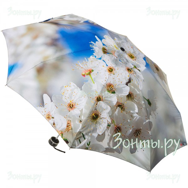 Мини-зонт с цветами яблони RainLab Fl-010 mini AppleTree
