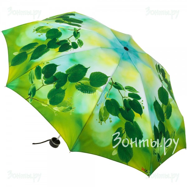 Mini зонтик с принтом липы RainLab Fl-023 mini Linden