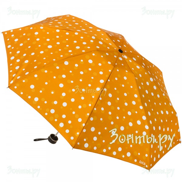 Мини зонтик золотисто-желтый RainLab Pat-050 mini PolkaMangoMojito