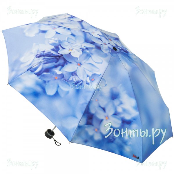 Мини зонтик с цветами сирени RainLab Fl-032 mini BlueLilac