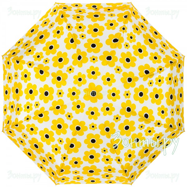 Мини зонтик с желтыми ромашками RainLab Fl-066 mini ChamomilesYellow