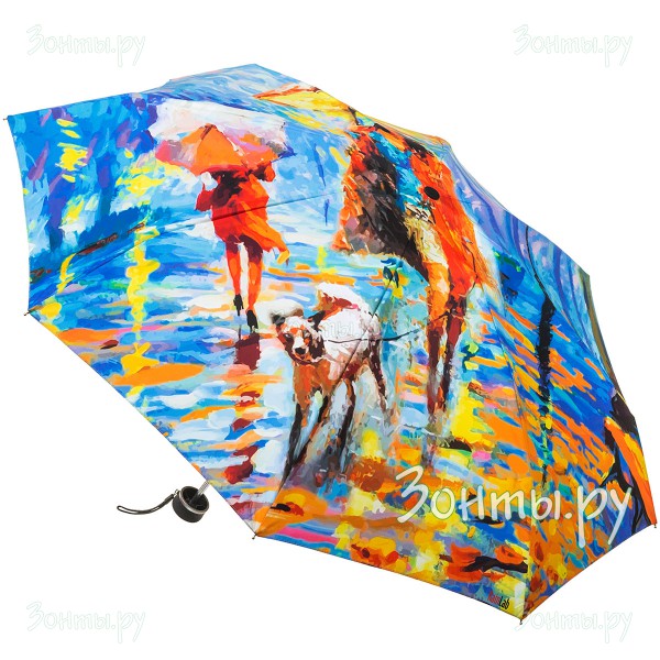 Мини зонтик с картиной осеннего парка RainLab Pi-001 mini AutumnPark
