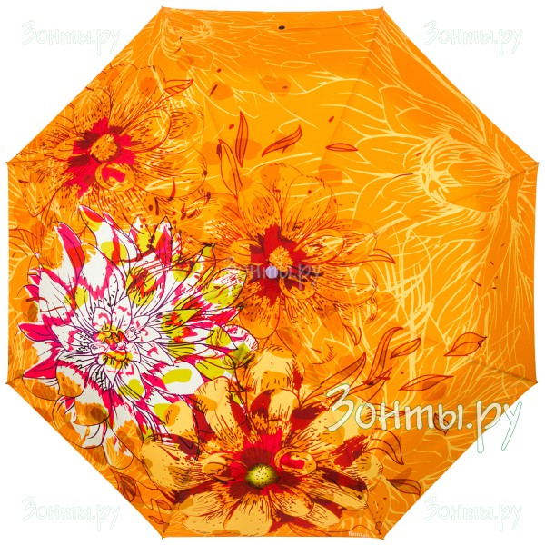 Зонт с оранжевыми цветками пассифлоры RainLab 077 Standard