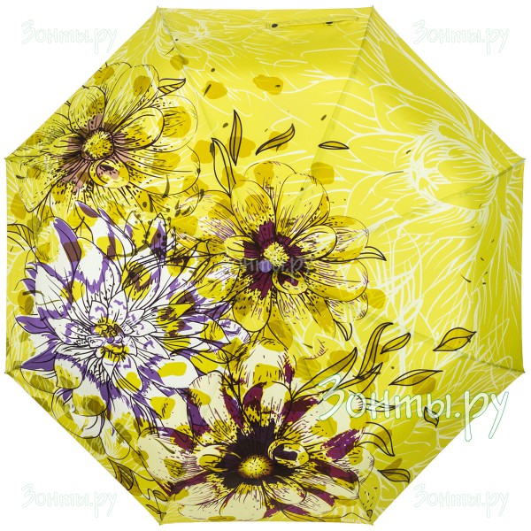 Зонт с зелеными цветками пассифлоры RainLab 078 Standard