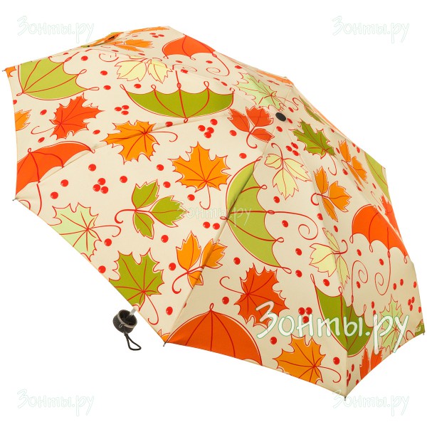 Мини зонтик с рисунком зонтиков RainLab Fl-081 mini AutumUmbrellas