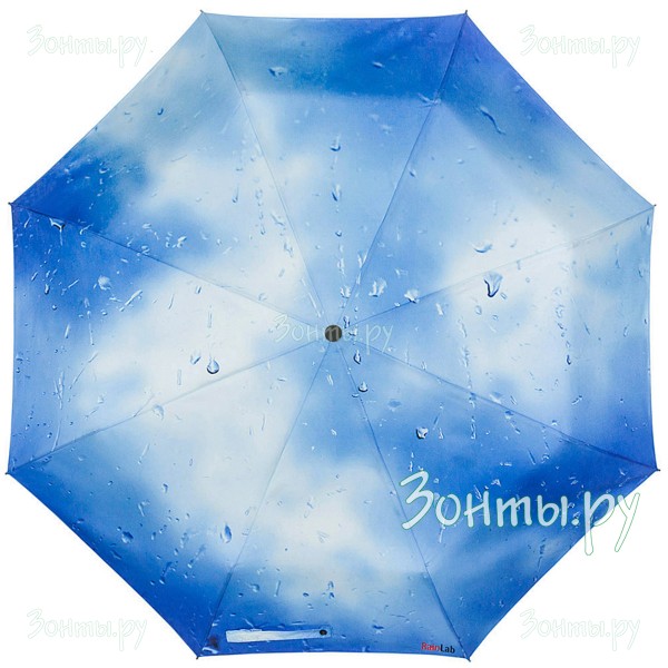 Зонтик с принтом Капли дождя RainLab Pi-003 Raindrops