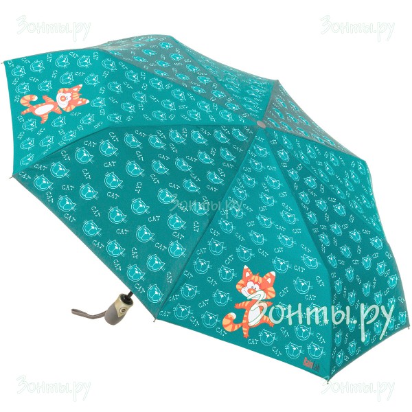 Зонтик с весёлым котом RainLab 028 Standard