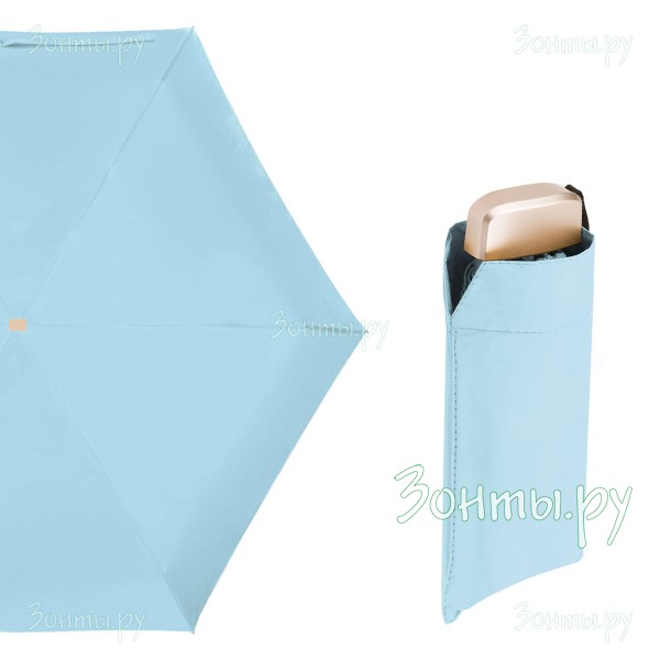 Mini зонт от дождя и солнца RainLab UV mini Cyan
