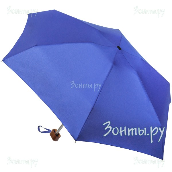 Плоский механический мини-зонтик Ame Yoke M52-5S-03 синего цвета