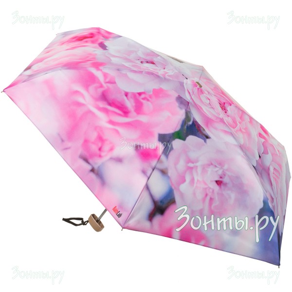 Плоский мини зонтик с розами  RainLab Fl-007 MiniFlat
