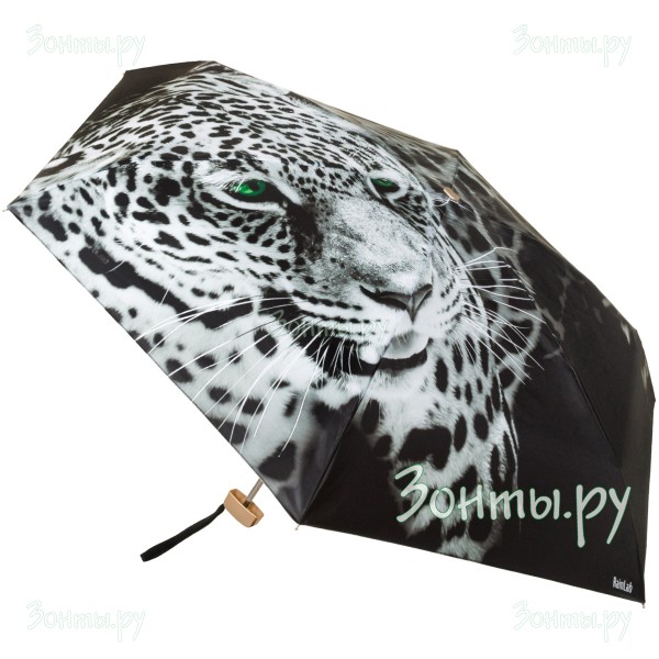 Плоский мини зонтик с принтом леопарда RainLab 025 MiniFlat