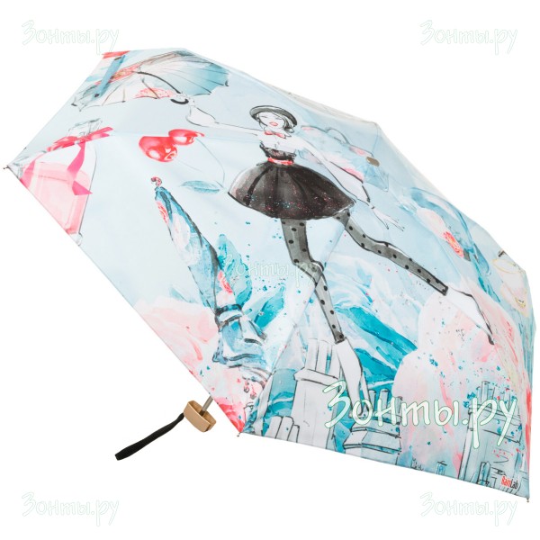 Плоский мини зонтик с принтом Мэри Поппинс RainLab Pi-038 MiniFlat