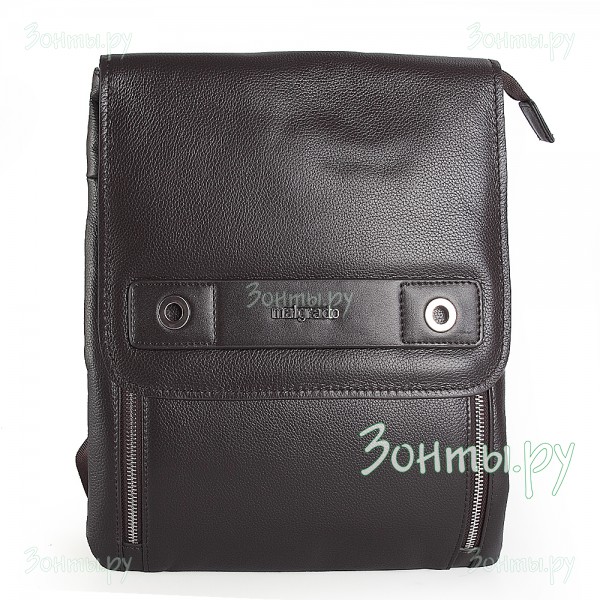 Нажмите чтобы увеличить Мужская сумка из кожи Malgrado BR09-350 Brown коричневая