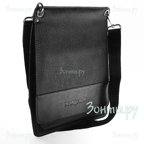 Мужская сумка планшет из кожи Malgrado BR11-480C1538 Black