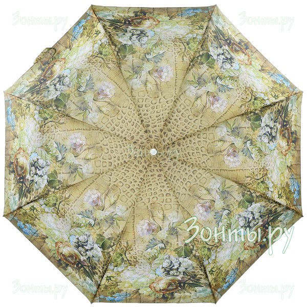 Полностью автоматический зонтик Trust 33376-04 с рисунком цветов