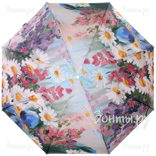 Зонт полностью автоматический Trust 33376-05 с куполом в цветах
