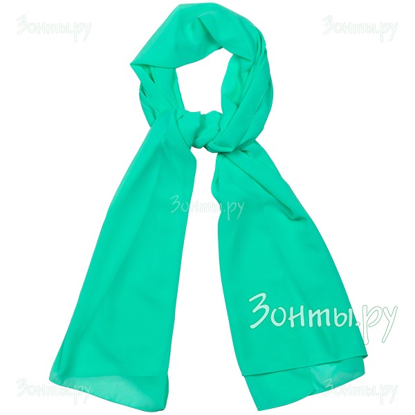 Светло-зеленый женский шарф-палантин из шифона TK26452-30 LightGreen