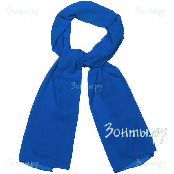 Синий женский шарф-палантин из шифона TK26452-30 Blue