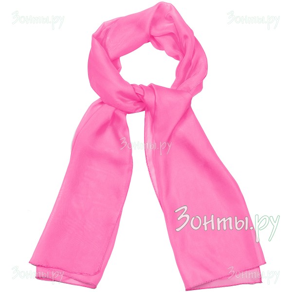 Тонкий розовый шарф-палантин TK26452-29 PalePink