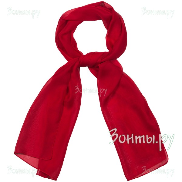 Тонкий шарф-палантин красного цвета TK26452-29 Red