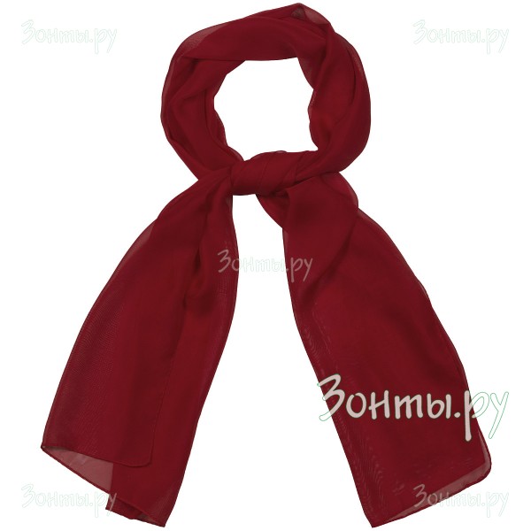 Тонкий шарф-палантин бордового цвета TK26452-29 Bordo