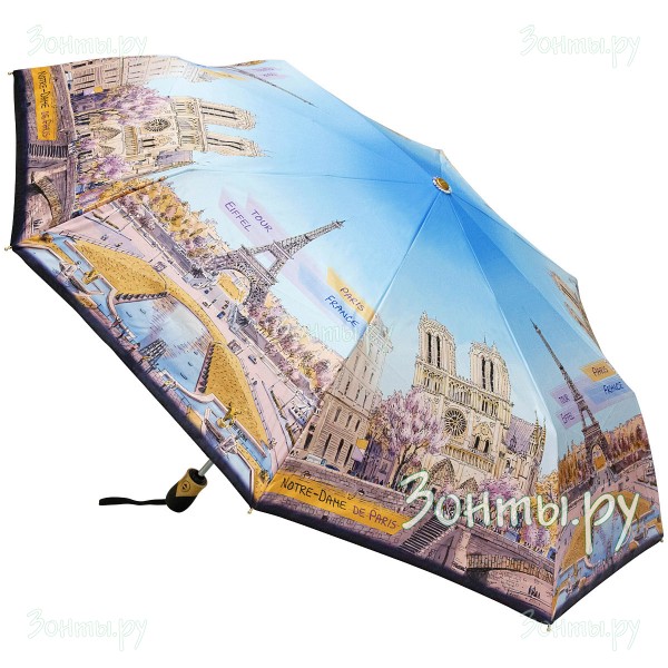 Зонт с рисунками Парижа от Три слона L3833-12B