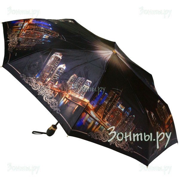 Зонтик женский из сатина Три слона L3835-141U