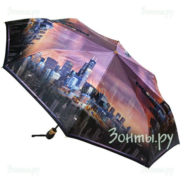 Зонтик женский из сатина Три слона L3835-143U