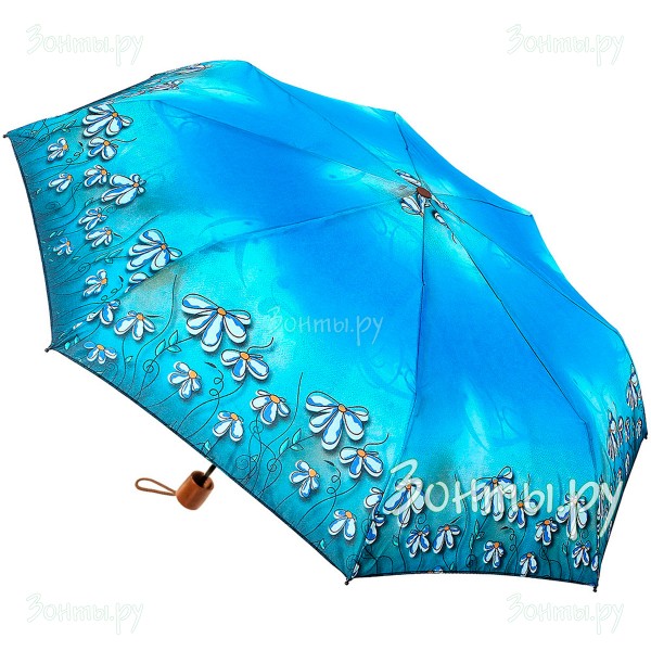 Женский зонт ArtRain 3535-13 с цветочным рисунком