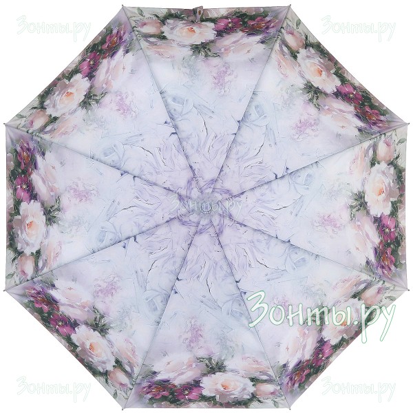 Зонт с белыми розами Lamberti 73746-06 полностью автоматический