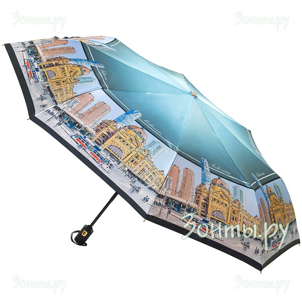 Зонтик женский сатиновый Три слона L3853-02C