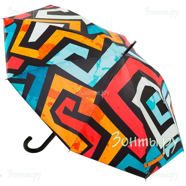Зонт трость с рисунком граффити RainLab Pi-024 Auto
