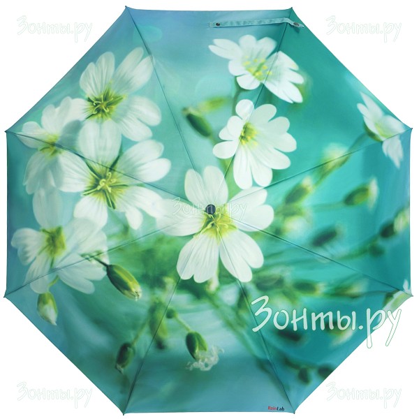 Зонтик с композицией белых цветок RainLab 146 Standard