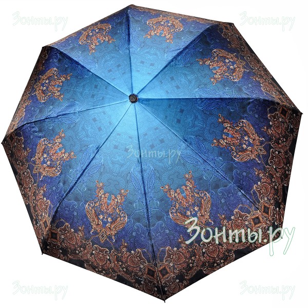 Сатиновый женский зонт автомат Три слона L3882-04D