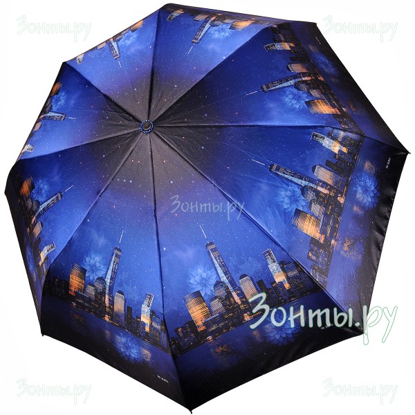 Сатиновый женский зонт автомат Три слона L3882-05D