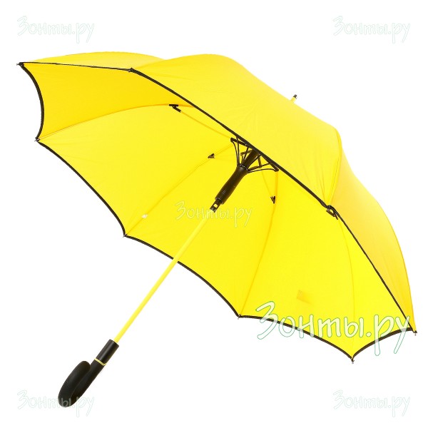 Желтый зонт-трость ArtRain 1611 полуавтомат