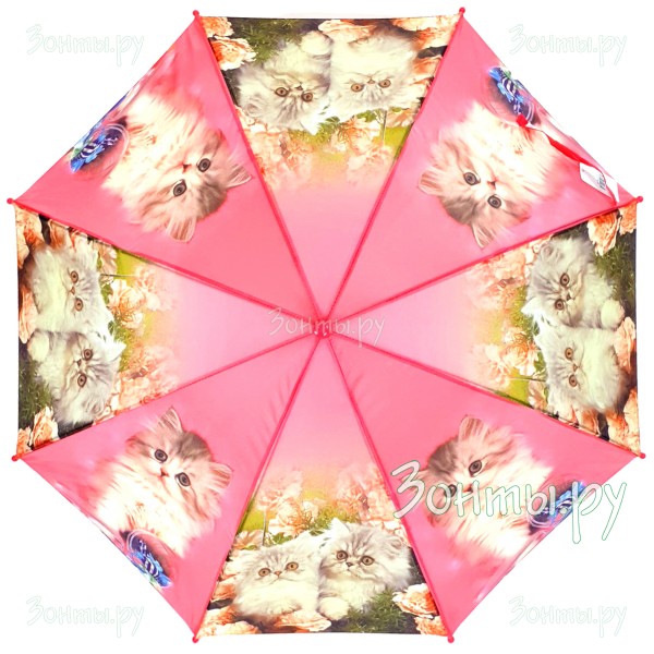 Зонтик с котятами Diniya 366-09