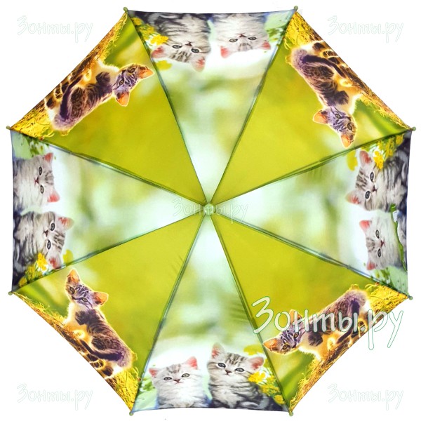 Зонтик с котятами Diniya 366-10