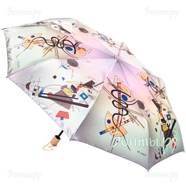 Зонтик блестящий Planet PL-116-01, полный автомат