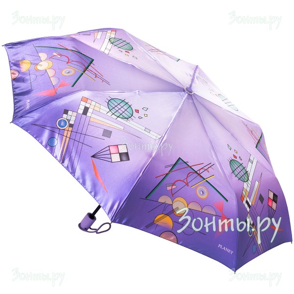 Зонтик блестящий Planet PL-116-04, полный автомат