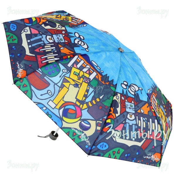 Компактный женский зонт ArtRain 5325-04 механический