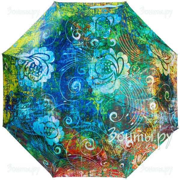 Зонтик с цветы с рисунком в гранжевым стиле  RainLab 177 Standard