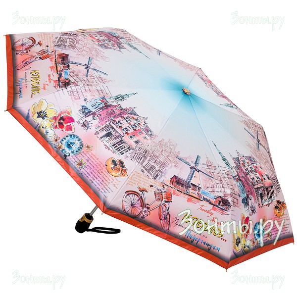 Женский зонт полный автомат Три слона L3840-02A